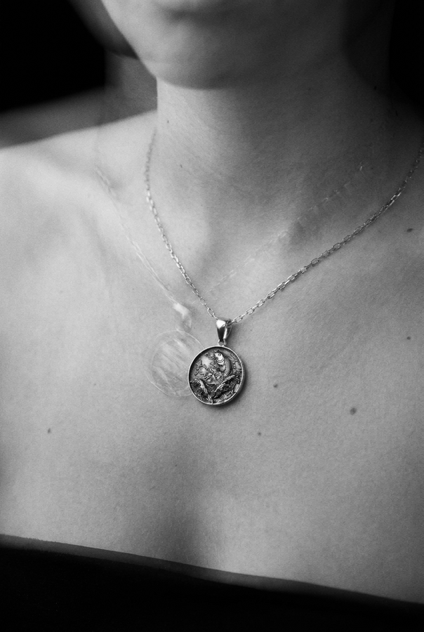 Sterling Silver Koi Carp Pendant: Asian Style Fish Necklace (etsy image id: 5029639014)