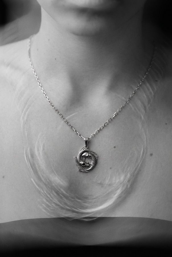 Sterling Silver Yin Yang Pendant: Handmade Asian Jewelry (etsy image id: 5535824532)