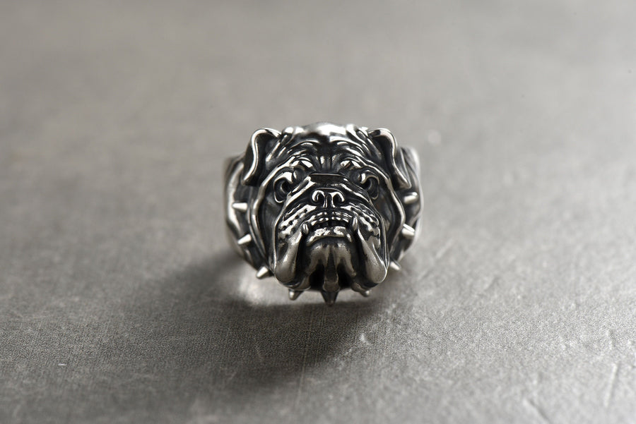 bulldog	silver buldog	silver ring	dog lover gift	dog	dog ring	Bulldogge	bulldog ring	gift for him	dog lover	dog gift	bulldog silver ring	Dog silver ring __etsy:4415330319
