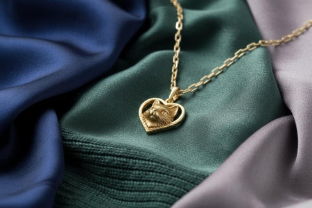 Cat in Heart Silver Pendant – Art Nouveau Sterling Silver Feline Love Necklace | Romantic Gift for Cat Lovers __etsy:7410132321