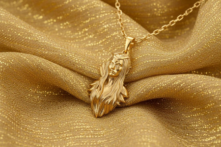 Elf Pendant Silver – Sterling Silver Elven Warrior Necklace | Symbol of Strength, Grace, and Mystical Power __etsy:7373090792