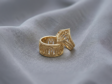 Gothic Cathedral Wedding Band, Sterling Silver Lancet Arch Ring, Alternative Bridal Jewelry