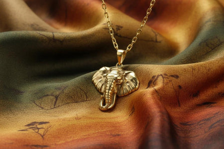 Handmade Sterling Silver Elephant Pendant: Polished Animal Necklace __etsy:7395718275