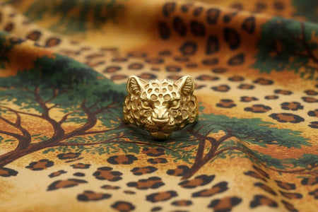 Handmade Sterling Silver Leopard Ring: Animal Jewelry __etsy:7400272407
