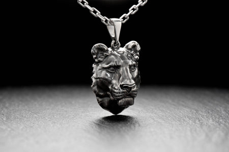 Lion silver pendant	Lion's head jewelry	Lion's head silver	pendant for men	animal jewelry	nature jewelry	Lioness head	lioness	lioness gift	pendant	lioness necklace	lioness pendant	lioness jewelry __etsy:4457367805