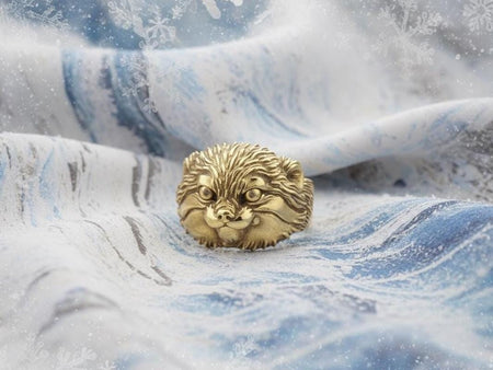 Handmade Sterling Silver Manul Ring: Wild Cat Animal Jewelry __etsy:7400228147