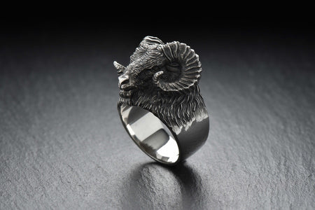 animal ring	Ram ring	silver ram	ram totem ring	Ram totem	aries zodiac	aries gift	ram lover gift	ram head ring	mens ram head ring	aries ring	silver ram ring	ram horn ring __etsy:7342612906