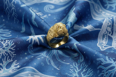 Handmade Sterling Silver Walrus Ring: Arctic Animal Jewelry __etsy:7180828700