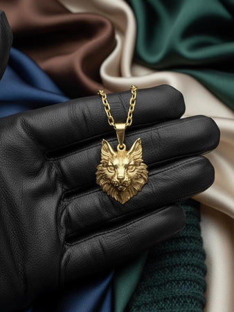 Maine Coon Silver Pendant – Minimalist Sterling Silver Cat Necklace | Elegant Feline Jewelry Gift for Cat Lovers __etsy:7408562347