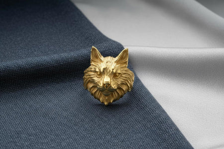 Maine Coon Silver Ring – Gothic Sterling Silver Cat Ring with Emerald Eyes | Bold Gift for Cat Lovers and Collectors __etsy:7411680381