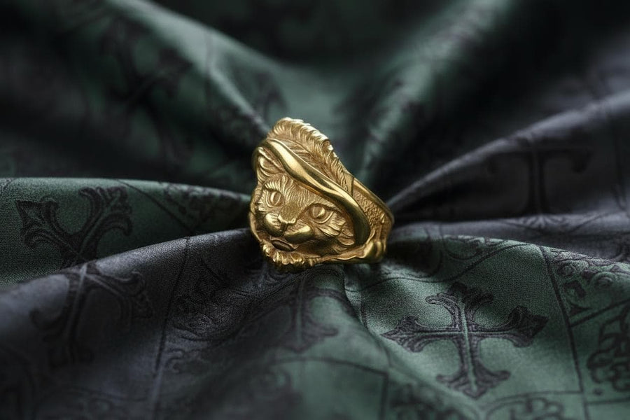 Musketeer Cat Silver Ring – Sterling Silver Adventure Jewelry __etsy:7364911240