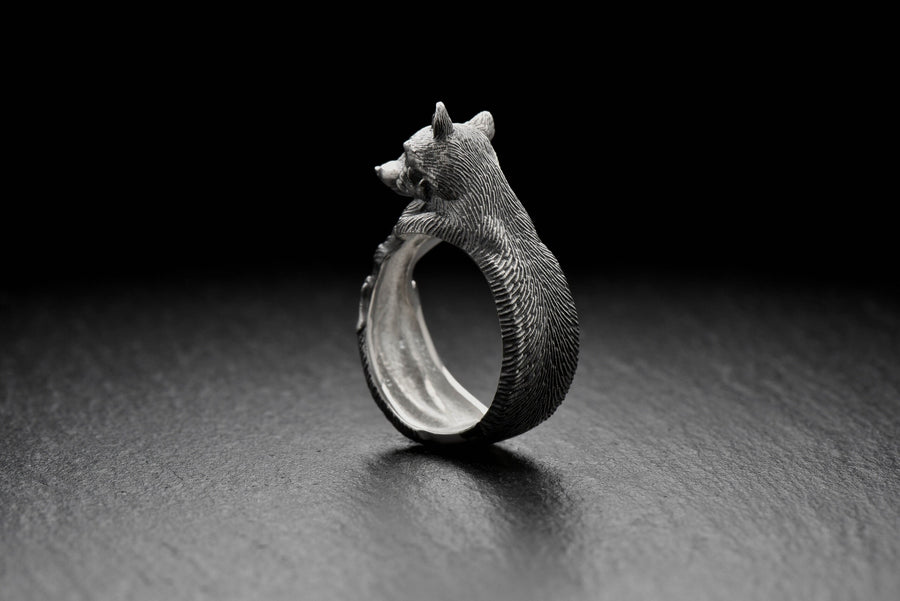 birthday gift	coon ring	raccoon lover gift	raccoon ring	gift for her	animal ring	raccoon charm	coon memorable jewel	coon silver ring	Coon Jewelry	Animal lover gift	rocket raccoon	Pet Coon __etsy:6100290345