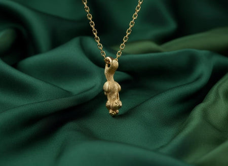 Oxidized Sterling Silver Squirrel Pendant: Handmade Animal Jewelry __etsy:7346597366