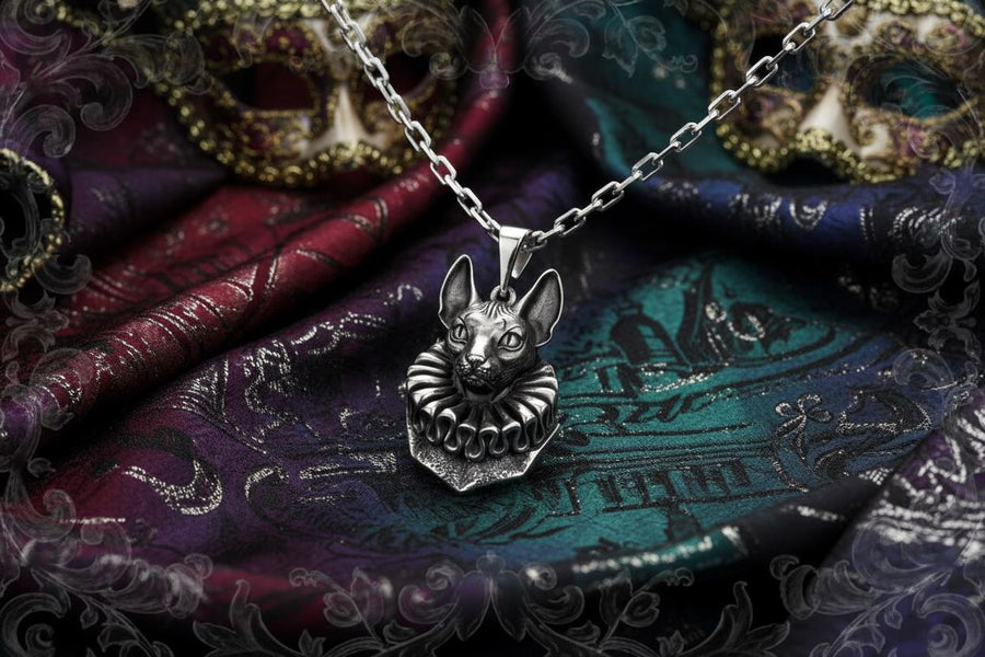 silver pendant	animal jewelry	cat silver	cat pendant	cat necklace	silver necklace	silver cat	sphinx	sphinx cat	cat souvenir	chat sphynx	Sphynx-Katze	bijoux élégants __etsy:4312469209