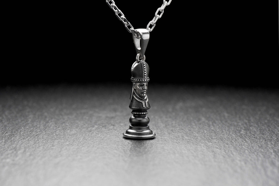 Silver pendant	Chess piece Horse	Chess Pendant	Chess jewelry	Chess piece	Chess lovers	Chess	pendant chess piece	chess piece jewelry	Chess piece necklace	necklace chess	chess figure	chess elephant