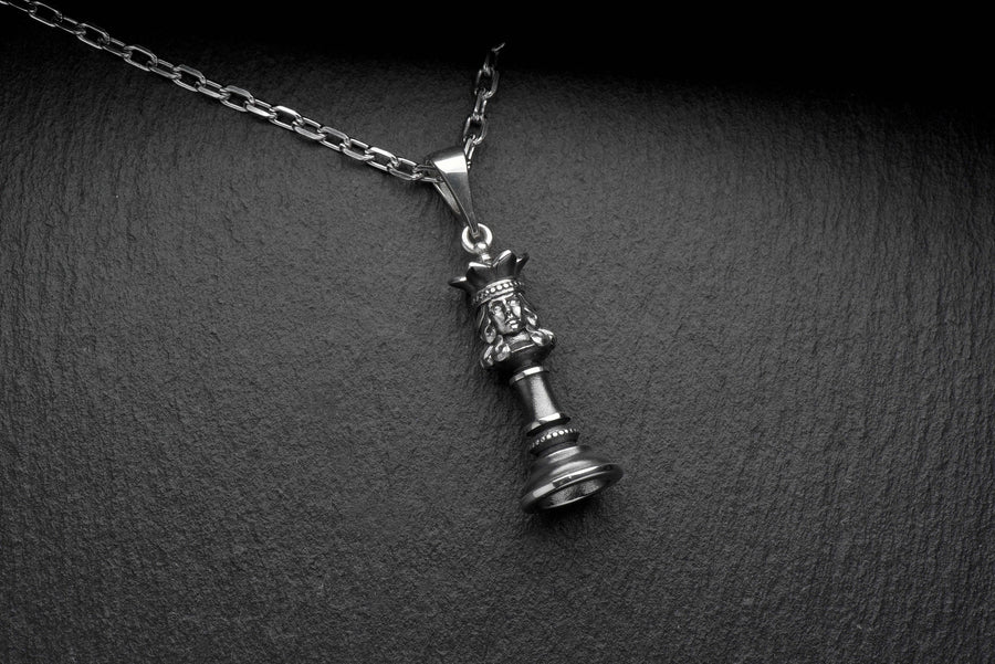 Silver pendant	Pendant	Sterling silver	silver jewelry	Chess Pendant	Chess jewelry __etsy:4644801333