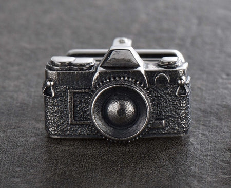 Sterling Silver Cufflinks Camera, Gift for Amateur Photographer, Unusual Decoration, Gift For Him, Gift Idea, Handmade Jewelry