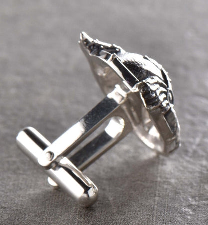 Sterling Silver Cufflinks Valkyrie, Gift for Him, Unusual Decoration, Gift For Her, Gift Lovers Norse Mythology, Gift For Him, Gift Idea