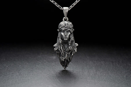 sterling silver	Silver	pendant	fairy pendant	gift for her	gift	necklace	christmas pendant	Necklace Dryad	Dryad	Dryad Pendant	Silver Dryad Pendant	Silver Dryad