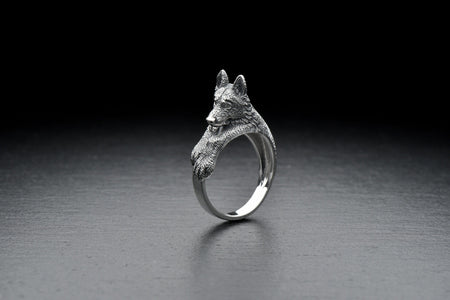 silver ring	dog	dog ring	gift	silver	dog lovers	pet ring	dogs	dogs lover	silver gift	Ring German shepherd	German shepherd	dog jewelry __etsy:4586398864