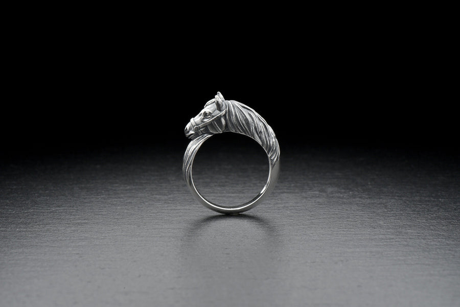animal jewelry	men gift	horse ring	horse lover	Pferdering	anneau de cheval	horse lover gift	silver horse	horse head ring	lucky ring	horse	ring	horse love __etsy:7347545560