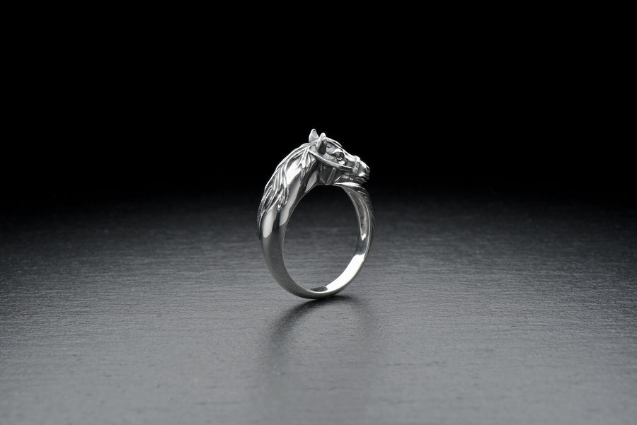 animal jewelry	men gift	horse ring	horse lover	Pferdering	anneau de cheval	horse lover gift	silver horse	horse head ring	lucky ring	horse	ring	horse love __etsy:7347545560