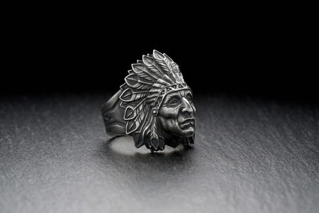Indian silver ring	Indian jewelry	Totem ring	accessories indian	Indian ring	indian __etsy:7260798352