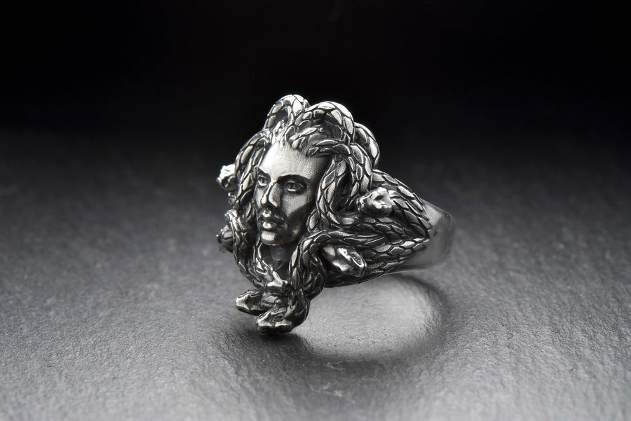 silver ring	men gift	Medusa silver ring	gorgon jewelry	medusa jewelry	medusa gorgon	medusa ring	medusa head	medusa	medusa headpiece	ancient ring	medusa statue	greek mythology __etsy:4122195500