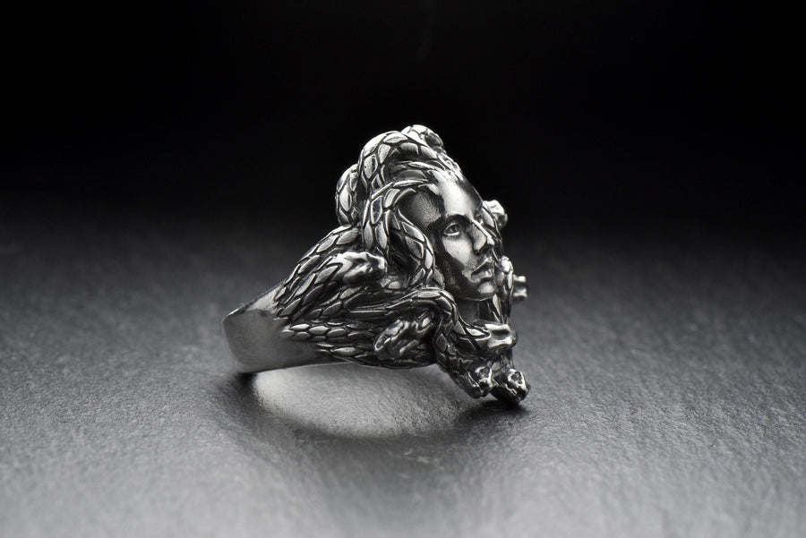 silver ring	men gift	Medusa silver ring	gorgon jewelry	medusa jewelry	medusa gorgon	medusa ring	medusa head	medusa	medusa headpiece	ancient ring	medusa statue	greek mythology __etsy:4122195500