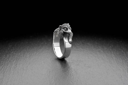 birthday gift	gift for her	animal ring	Animal lover gift	Meerkat Ring	Silver Meerkat Ring	Meerkat Owner Ring	Meerkat Jewelry	Silver Ring	Meerkat	Meerkat lovers	Sterling silver	jewelry __etsy:4606165557