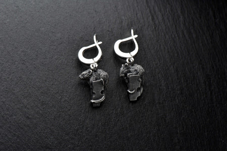 Mouse earrings	Mouse lover gift	Mouse jewelry	Silver earrings	Mouse lovers	animal earrings	sterling silver	jewelry making	gift for her	minnie mouse gift	silver	Mouses jewelry	Mouses __etsy:4662477875