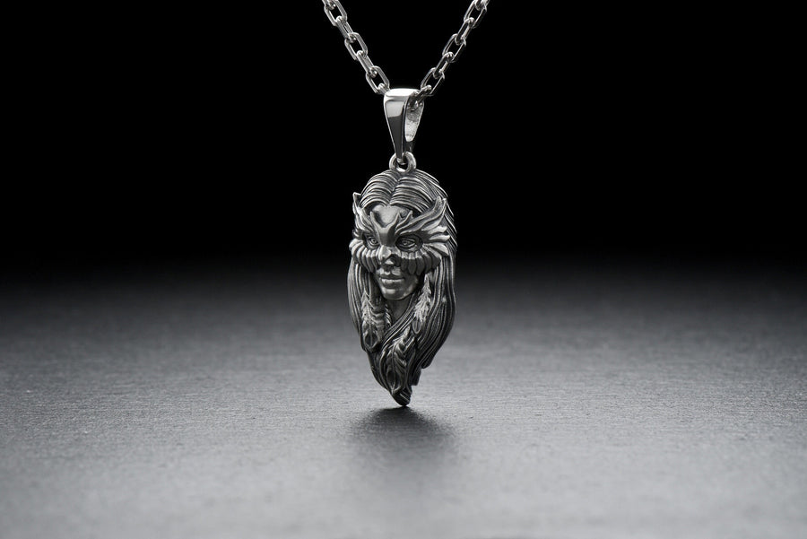 silver pendant	Silver pendant Owl	pendant Girl Owl	Owl necklace	Owl jewelry	Girl Owl	Owl	Girl Owl jewelry	owl pendant	necklace	bird necklace	gift for her	pendant