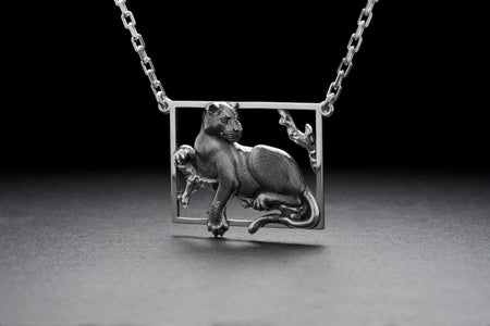 nature jewelry	Panther pendant	panther	black panther	jaguar jewelry	panther lover gift	moldavite necklace	panther necklace	pendant Panther	Silver Panther	Panther jewelry	Silver pendant	silver necklace
