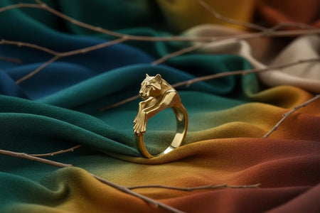 Sterling Silver Panther Ring: Handmade 925 Wild Cat Jewelry __etsy:7352421946