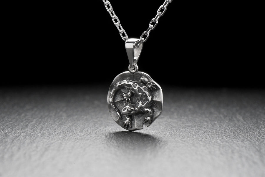 twin gift	Salamander	Silver Pendant	Pendant Salamander	Silver Salamander	Silver jewelry	jewelry Salamander	animal pendant	lizard pendant	gecko pendant	salamander necklace	lizard necklace	gecko necklace