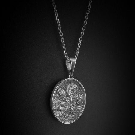 Pendant "Sheep eaten by wolves" is suitable for those who appreciate not only the beauty of jewelry, but also the deep meaning behind them.