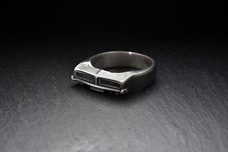 Sterling Silver Ring Dodge, Car Ornament, Car Ring, Dodge Lovers Gift, Silver Car Jewelry, Unique Silver Ring, Car Lovers Ring, Jewelry Car
