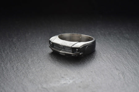 Sterling Silver Ring Ford Mustang, Car Ornament, Car Ring, Ford Lovers Gift, Handmade Sterling Silver Jewelry, Unique Ring, Car Lovers Ring