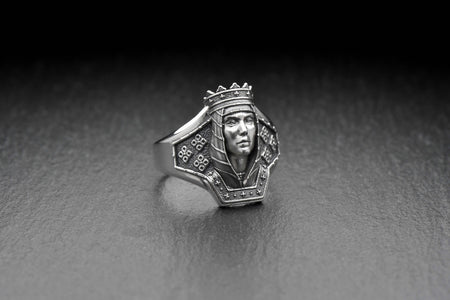 This ring is not just a decoration, it can become a symbol of your strength, independence and confidence. It will remind you that every woman is the queen of her life!