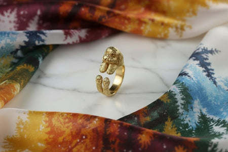 Sterling Silver Shih Tzu Ring: Handmade Dog Lover Jewelry __etsy:7354011984