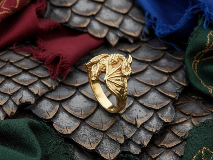 Dragon lovers, this is the ring for you! This ring is made of high quality silver, and it's perfect for those who love dragons.
It's looks like a dragon from ancient legends. (etsy image id: 4202918286)