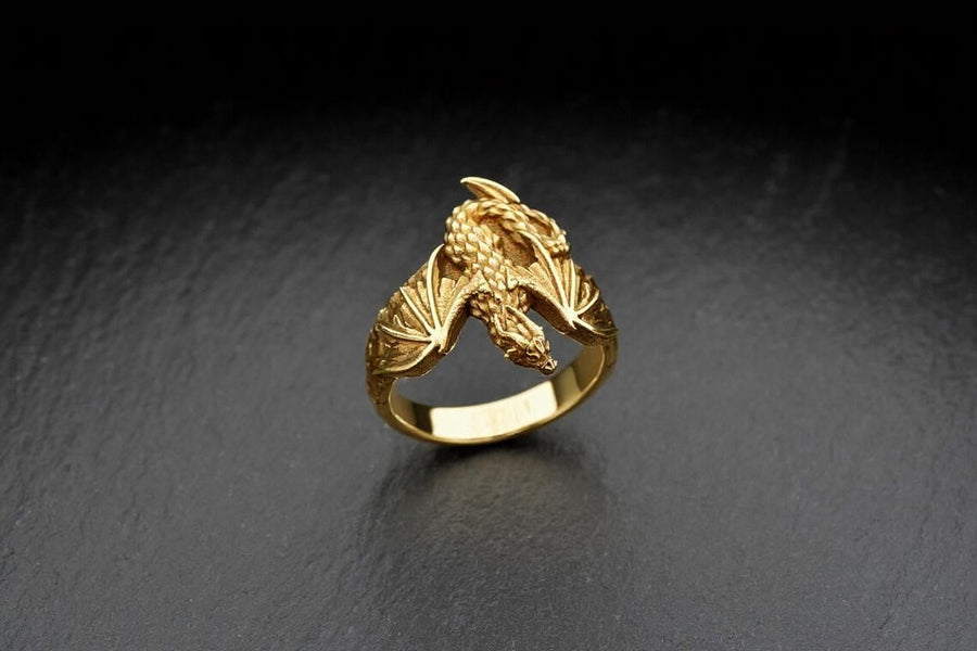 Dragon lovers, this is the ring for you! This ring is made of high quality silver, and it's perfect for those who love dragons.
It's looks like a dragon from ancient legends. (etsy image id: 4202918286)