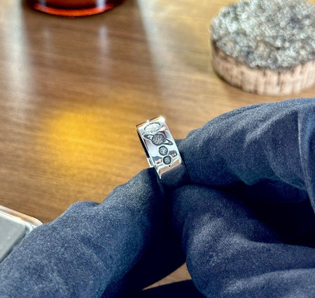 Sterling Silver Solar System Ring: Handmade Space Jewelry __etsy:5634761501