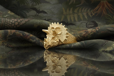 Sterling Silver Triceratops Ring: Dinosaur Jewelry Gift __etsy:7219989220