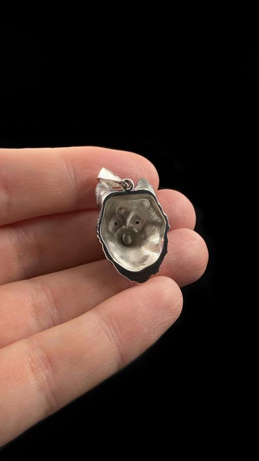 Sterling Silver Werewolf Pendant Necklace: Gothic Wolf Amulet __etsy:7369409752