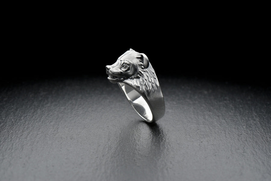 Sterling Silver Wolverine Ring: Animal Jewelry, Nature Lovers Gift __etsy:7397207475
