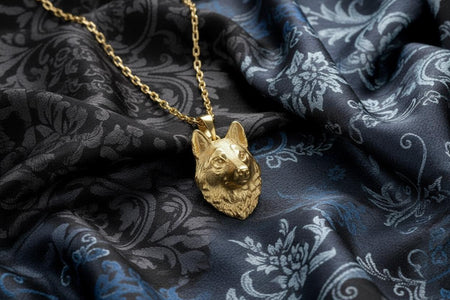 Wolf Silver Pendant – Sterling Silver Wolf Head Necklace | Symbol of Strength and Loyalty Gift for Him or Her __etsy:7417063787