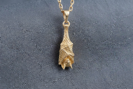 Sleeping Bat Pendant