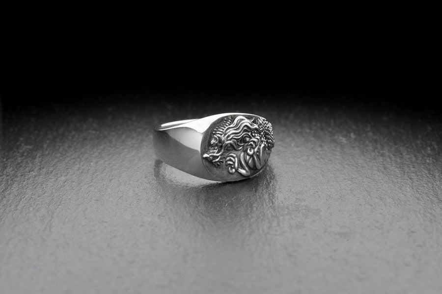animal silver ring	dragon jewelry	chinese jewelry	dragon house	bearded dragon	dragon ring (etsy image id: 4051865250)