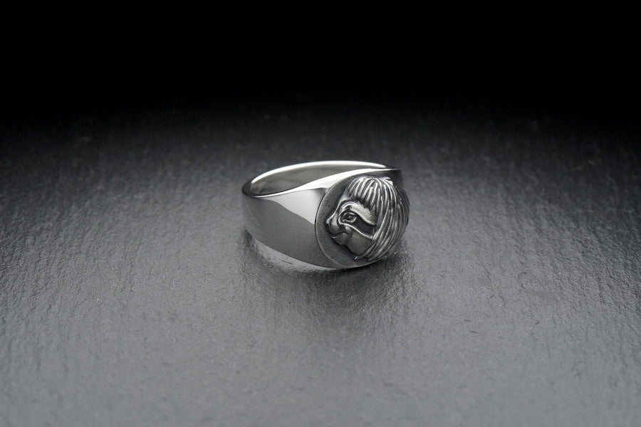 Sterling Silver Sloth Signet Ring: Handcrafted Animal Jewelry (etsy image id: 5634744453)